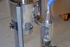 Device for mechanical extraction of bee bread from combs (with cyclone separator)